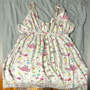 Vintage maternity pajama top